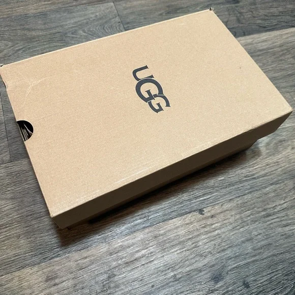 UGG Disquette Platform Slippers Gray Suede Women’s Size 9 w/ Box - Picture 6 of 6